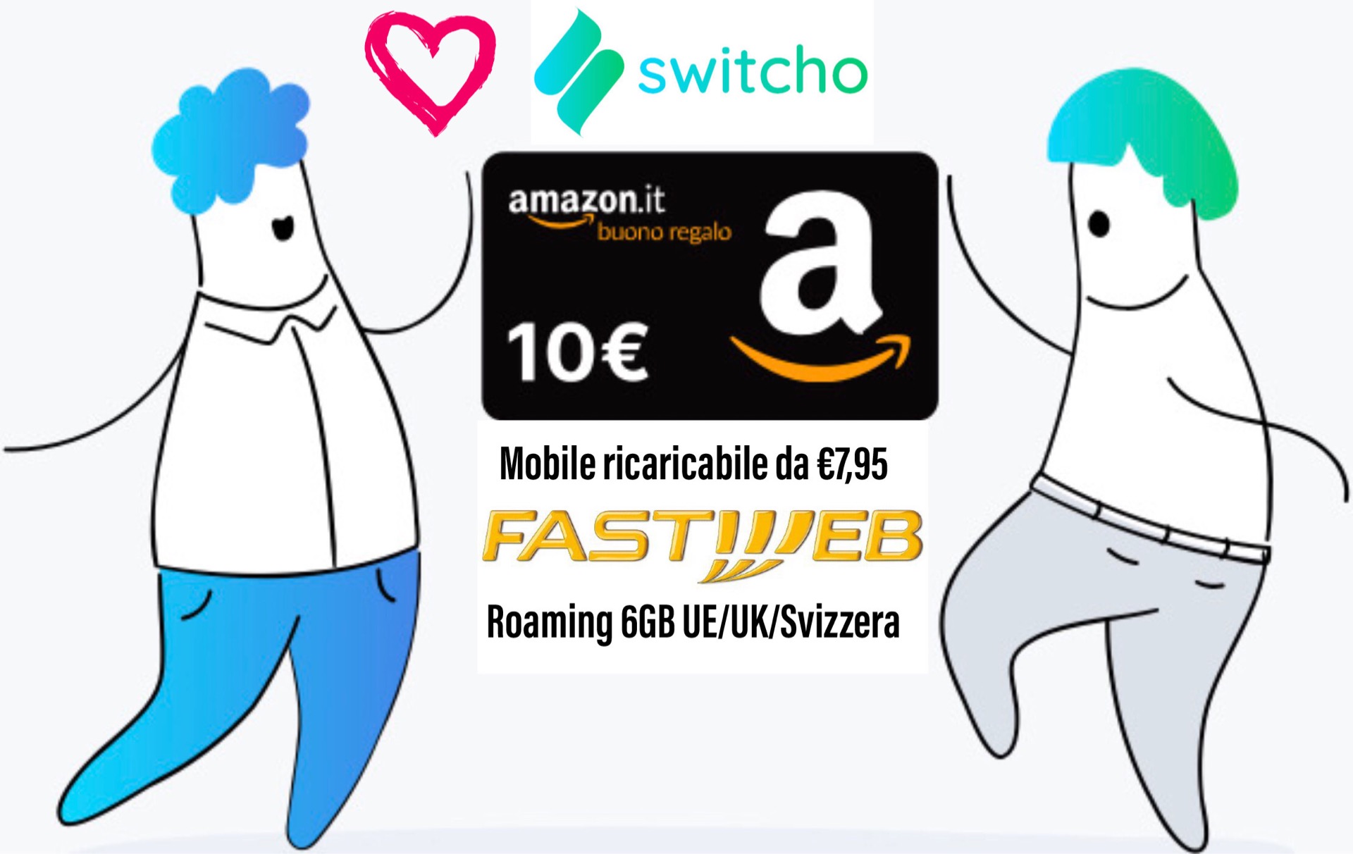Passa a Fastweb con il tuo numero chiami anche da UK e Svizzera 